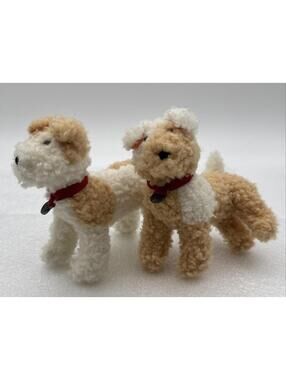 Set - American Girl Emily & Molly’s Pet Dogs Yank & Bennett Terriers Plush